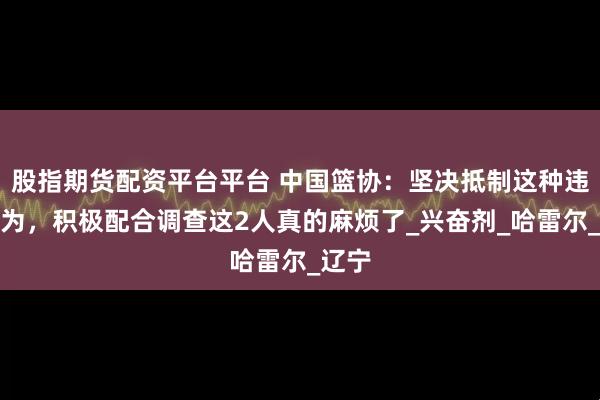 股指期货配资平台平台 中国篮协：坚决抵制这种违规行为，积极配合调查这2人真的麻烦了_兴奋剂_哈雷尔_辽宁